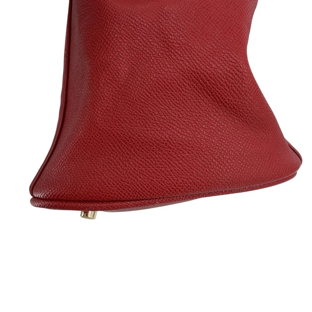 Lovevook Red‎ PU Leather Womens Laptop Bag Lightweight Water Resistant